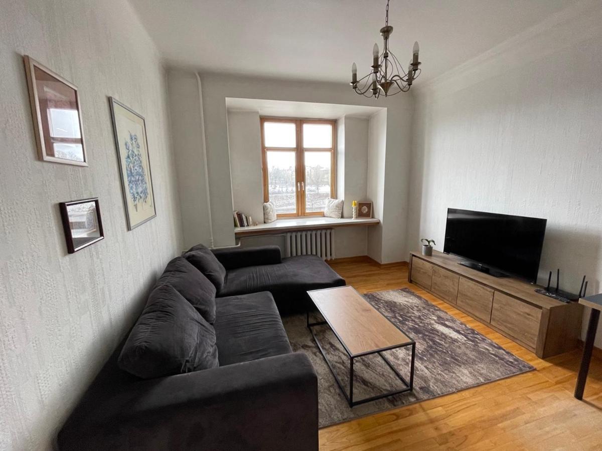 A Cozy Apartment With A Wonderful View Of The River In The Old Town Of VNO Eksteriør bilde