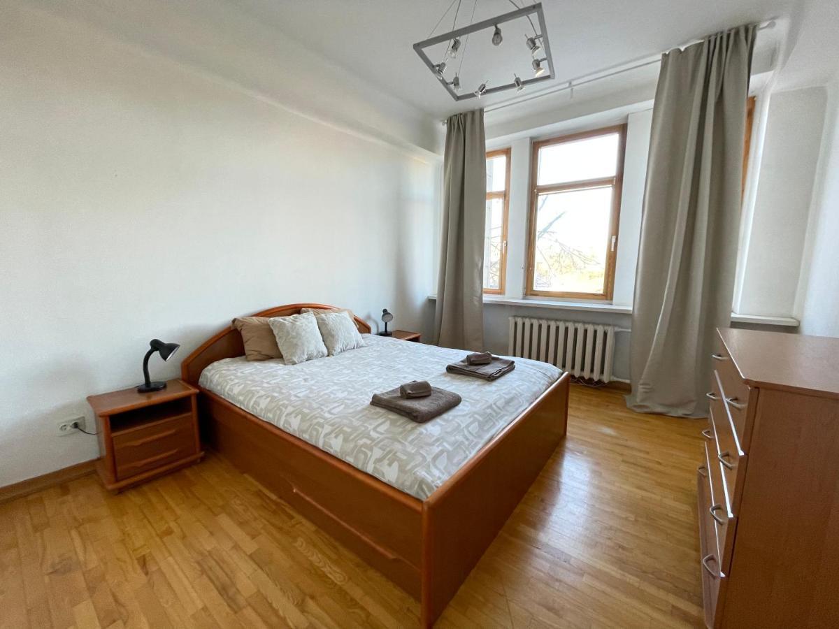 A Cozy Apartment With A Wonderful View Of The River In The Old Town Of VNO Eksteriør bilde